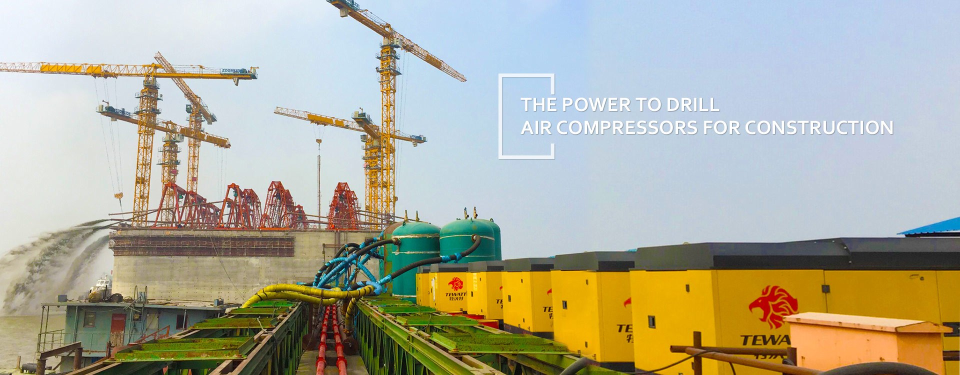air compressor for construction